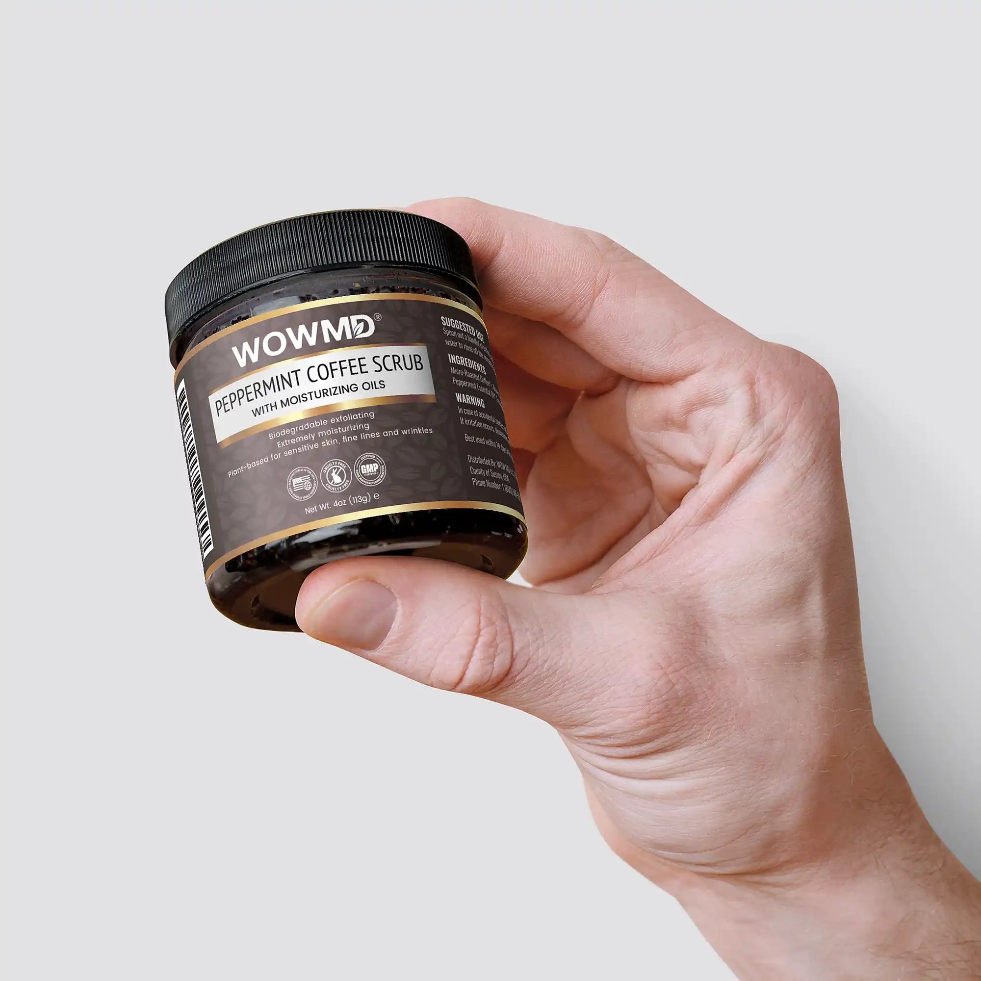 Peppermint Coffee Scrub