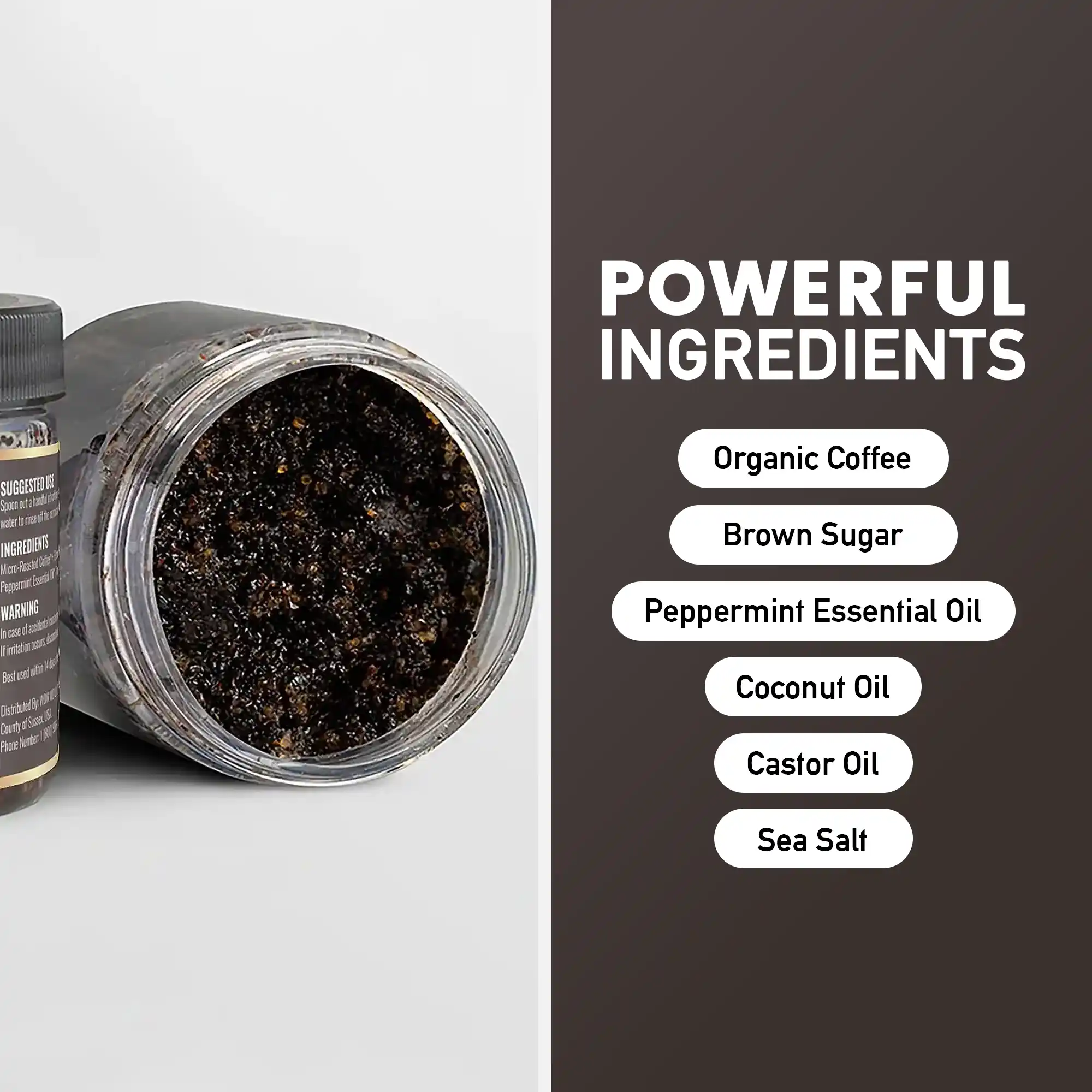 Peppermint Coffee Scrub